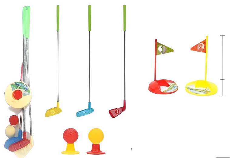 

Zestaw Do Gry W Golfa Dla 3 Osób Mini Golf