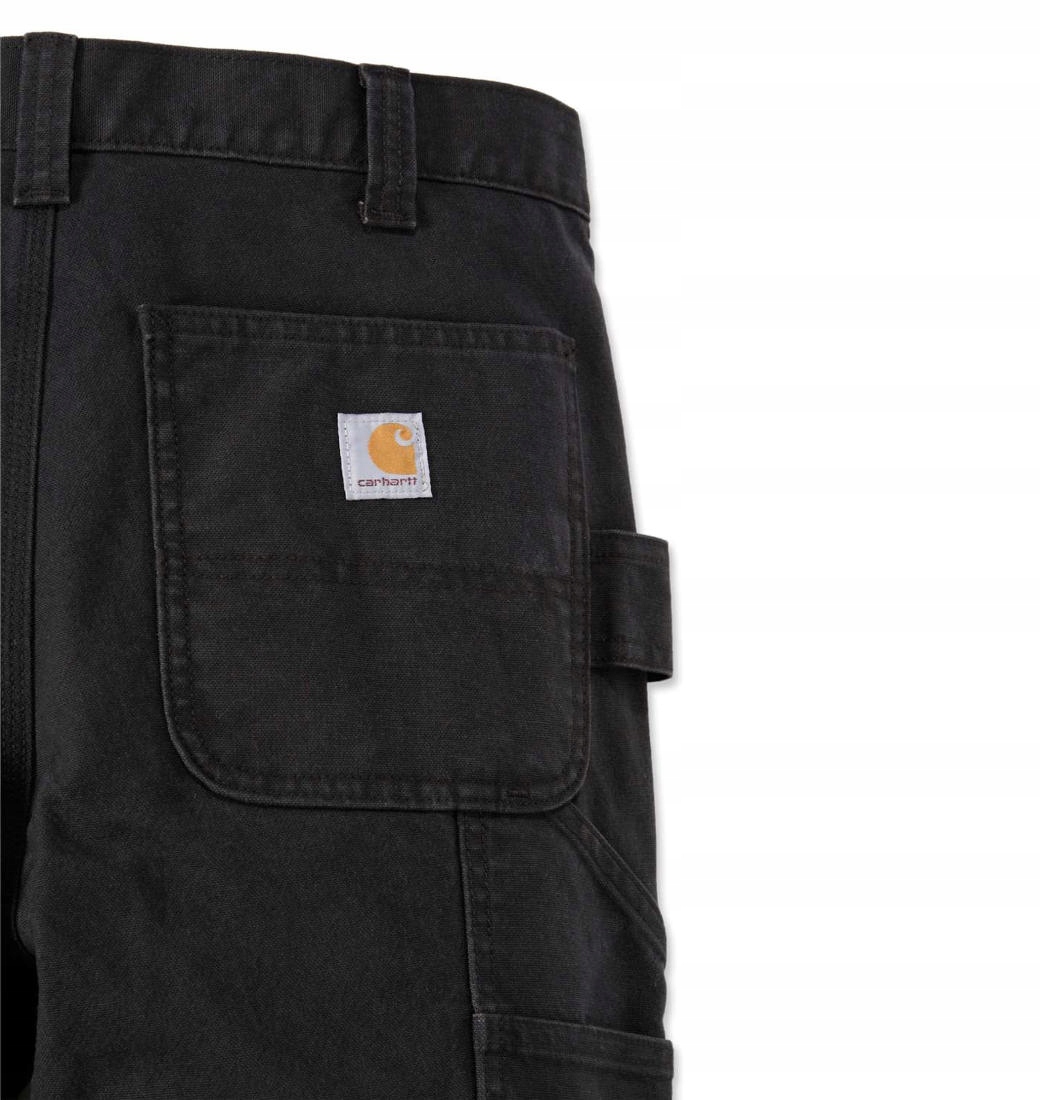 Kalhoty Carhartt Stretch Duck Double Front Black