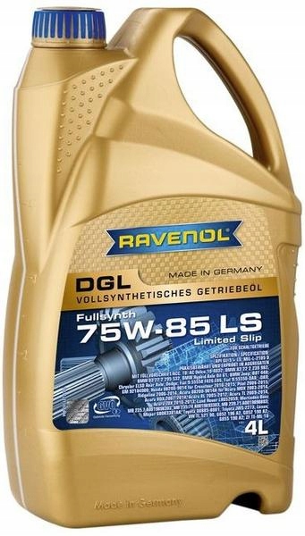 

Ravenol Dgl 75W85 Ls Api GL-5 Bmw Toyota Honda 4L