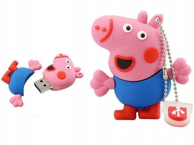 Pendrive Usb Gyors Flash Drive Ultra Memória Ajándék Függő George 16GB