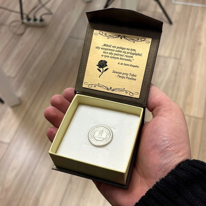 ZŁOTY ŁAŃCUSZEK MĘSKI PANCERKA ZE STALI CHIRURIGCZNEJ 55 CM 5,5 MM SOLIDNY Splot Pancerka