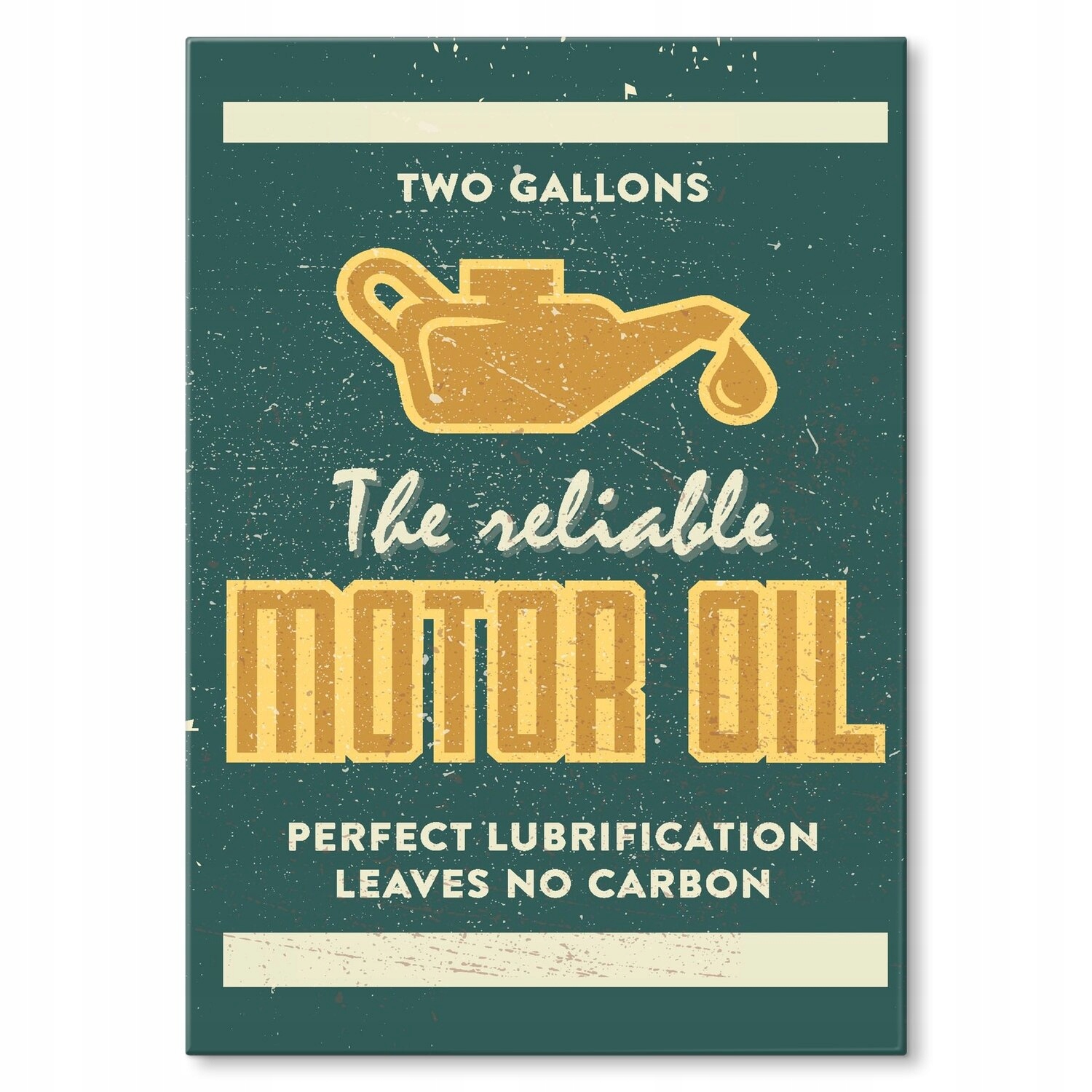 Kovový plakát Motor Oil Dárek 42 x 59 cm