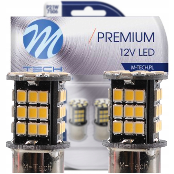 

Żarówka Led P21W canbus 12V biała drl BA15S