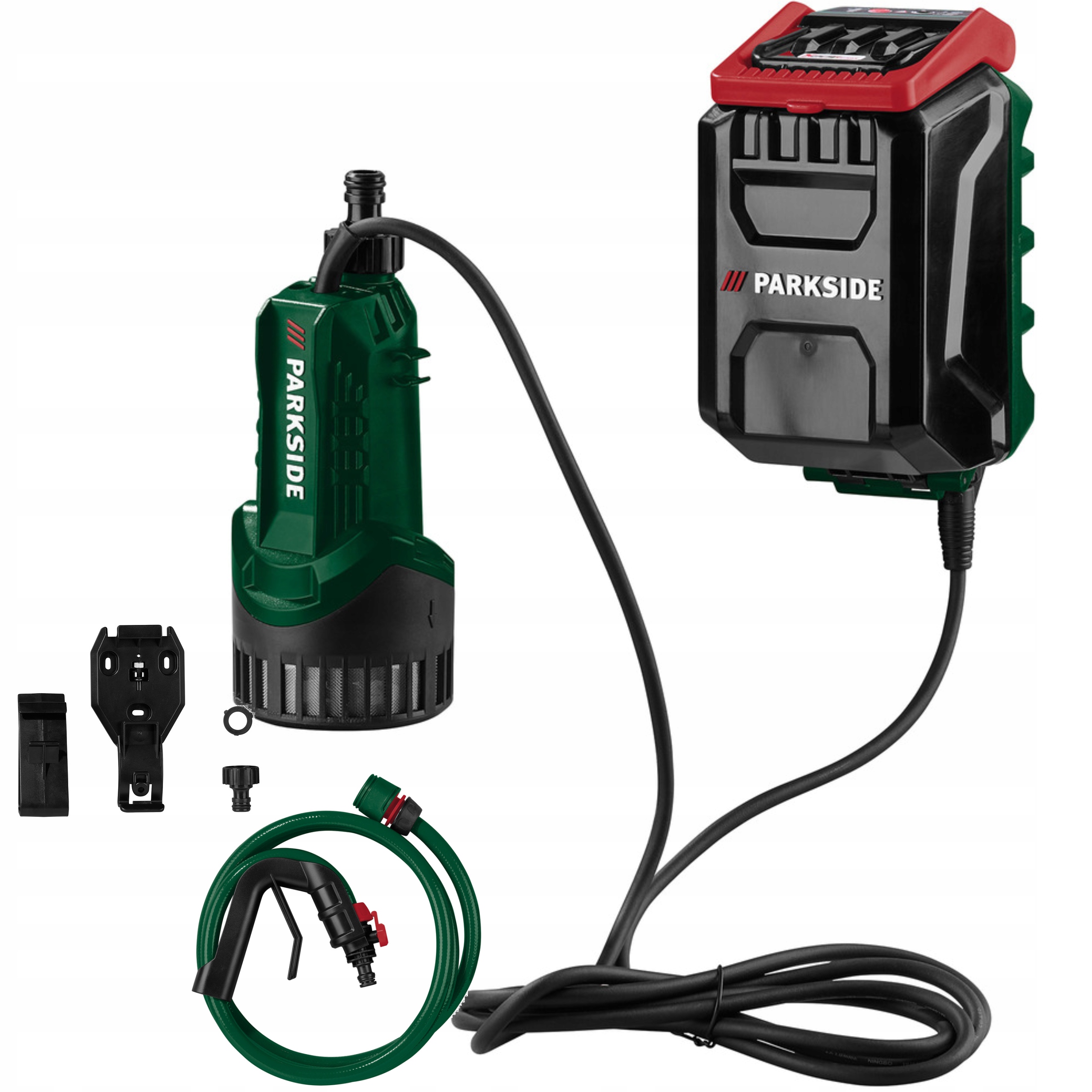 Akumulatorowa pompa do deszczówki Parkside pompa zatapialna Prpa 20V Nowa