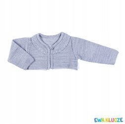 BOLERKO ELEGANT AKRYL SZARY R Ewa Klucze