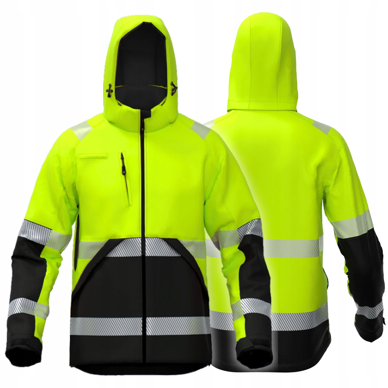 Kurtka robocza ocieplana wodoodporna odblaskowa BoSafety Valencia M