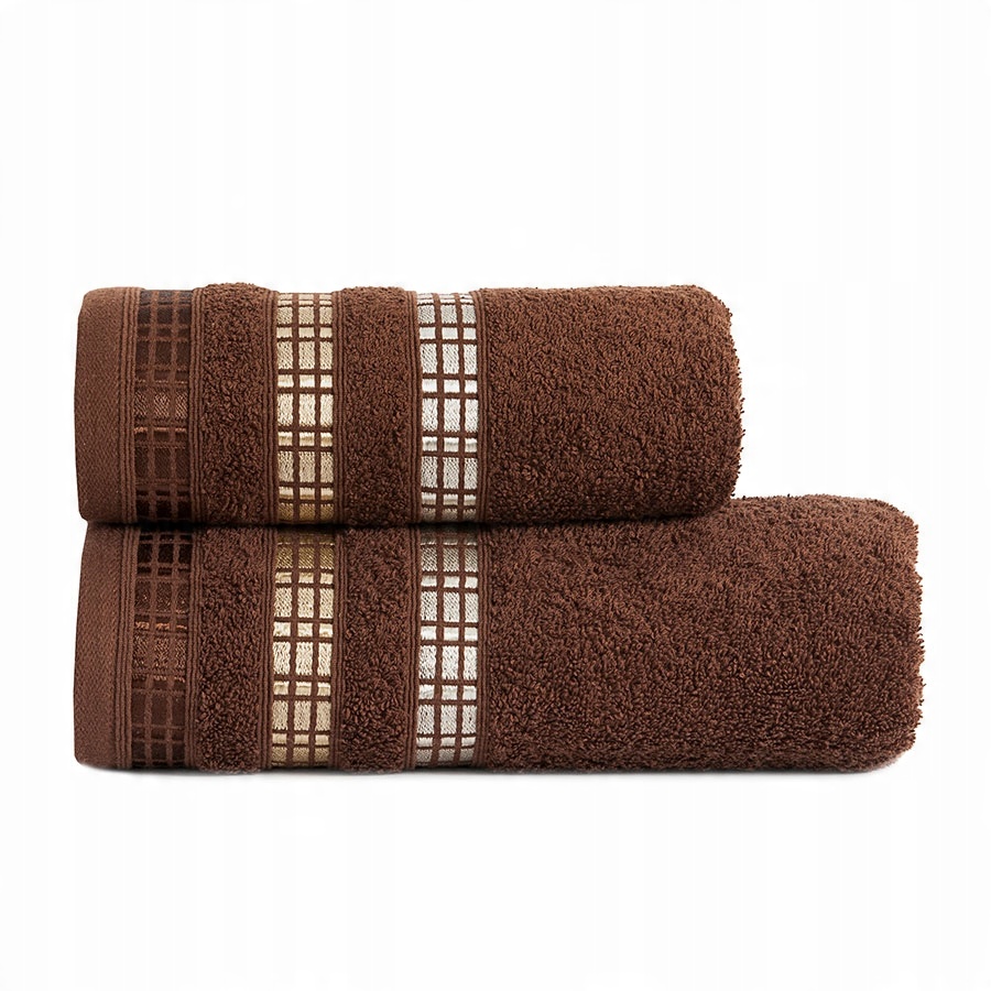 

Ręcznik frotte Luxury brązowy 50x90 cm