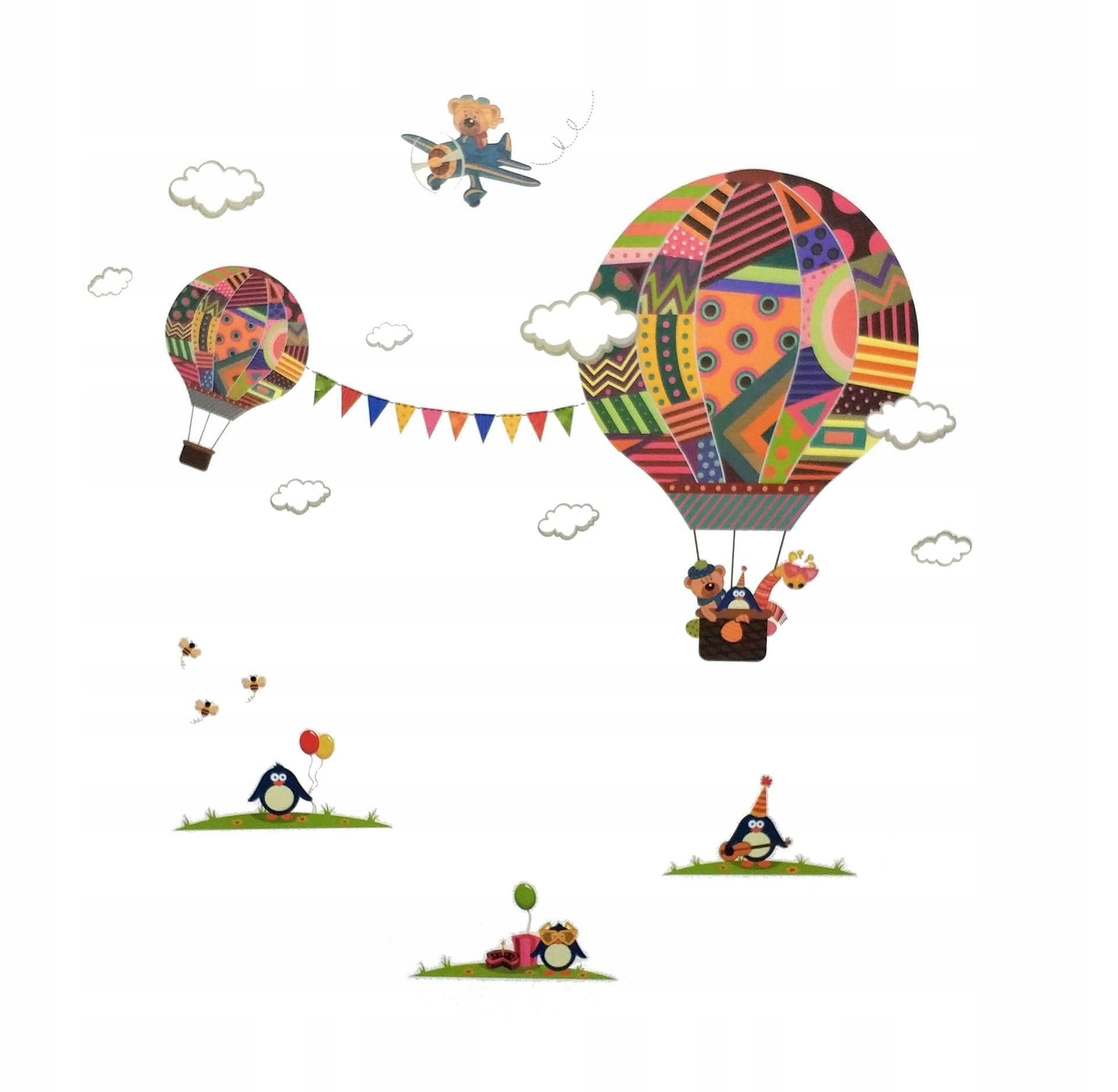 

Naklejki na ścianę ścienne balon misie