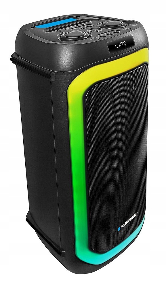 Aktivní Reprobox Partybox Blaupunkt PB06AC Karaoke Led Pilot Aux Usb Bt Fm
