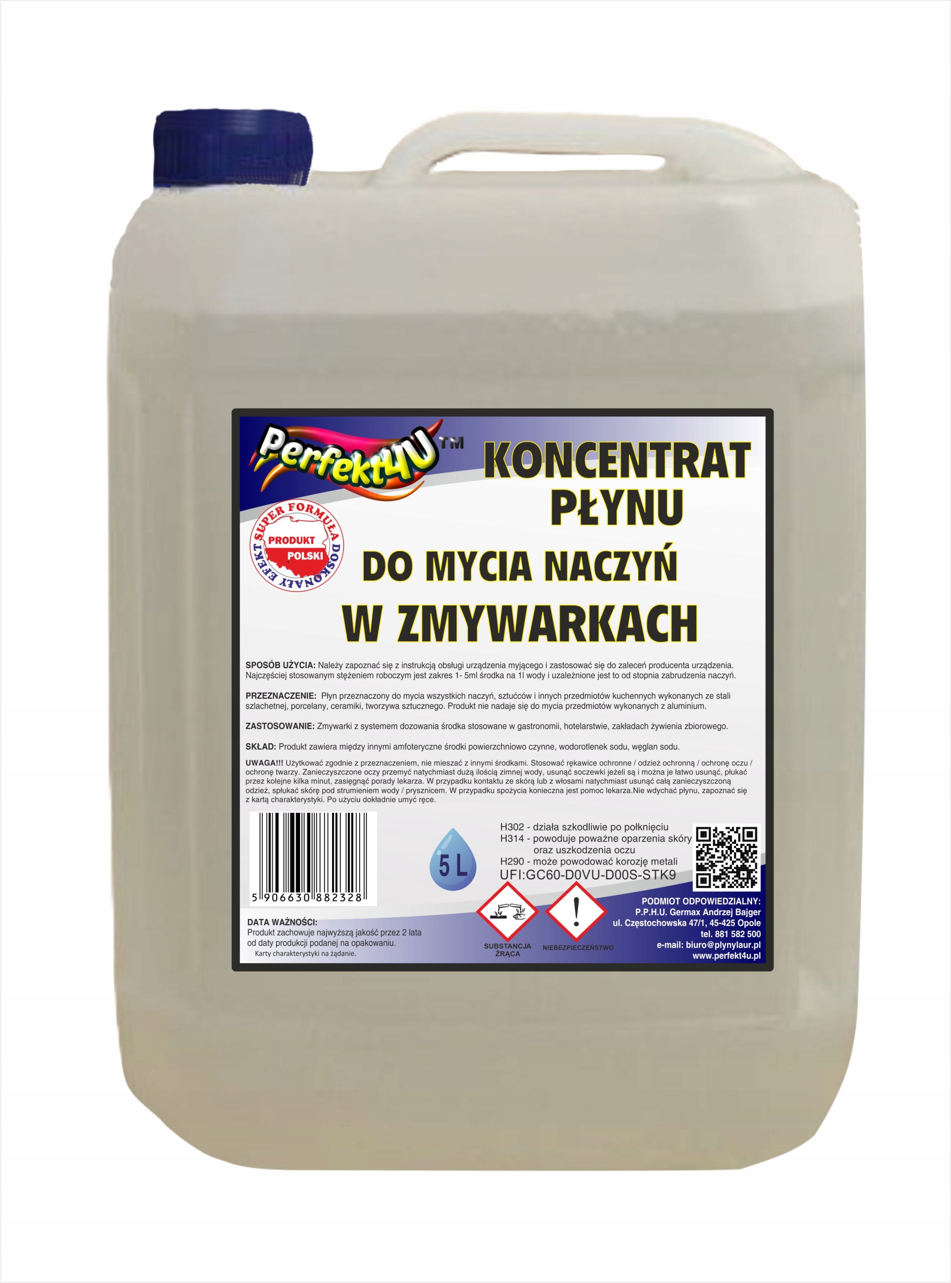 Levně Premium Tekutina Na Mytí Nádobí V Myčkách Nádobí (HoReCa) (OP.5L) Od Perfekt4u