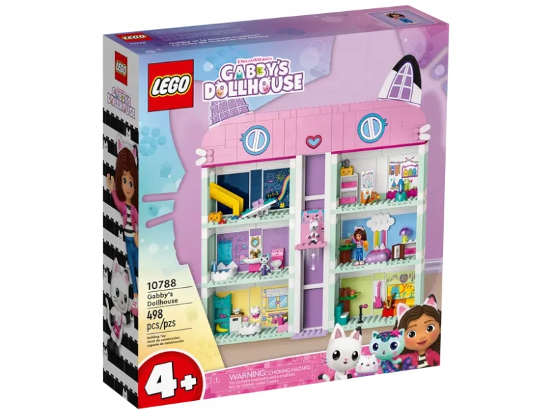 Lego 10788 Gábinin Kouzelný Domek kpl gábinin kouzelný domek 4+ 498ks