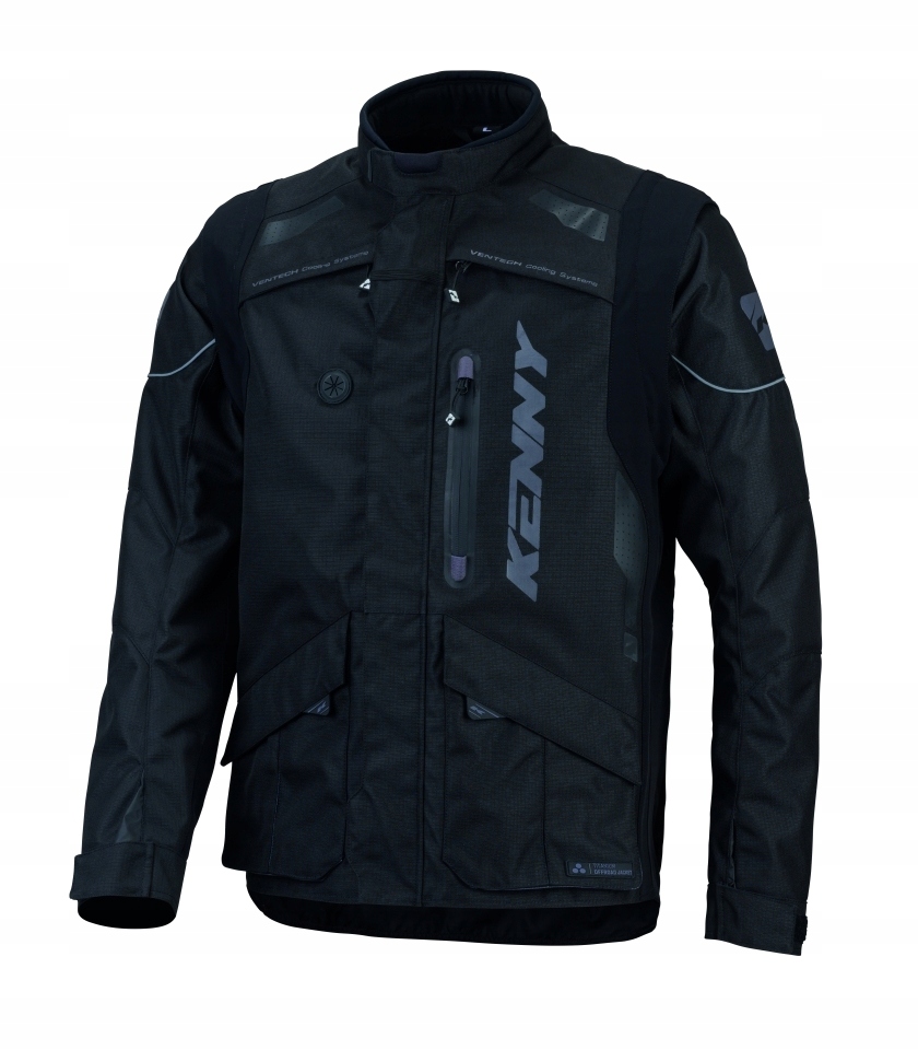 Kenny Racing Bunda Adventure/enduro Titanium Black Farba Čierna Veľkosť XX