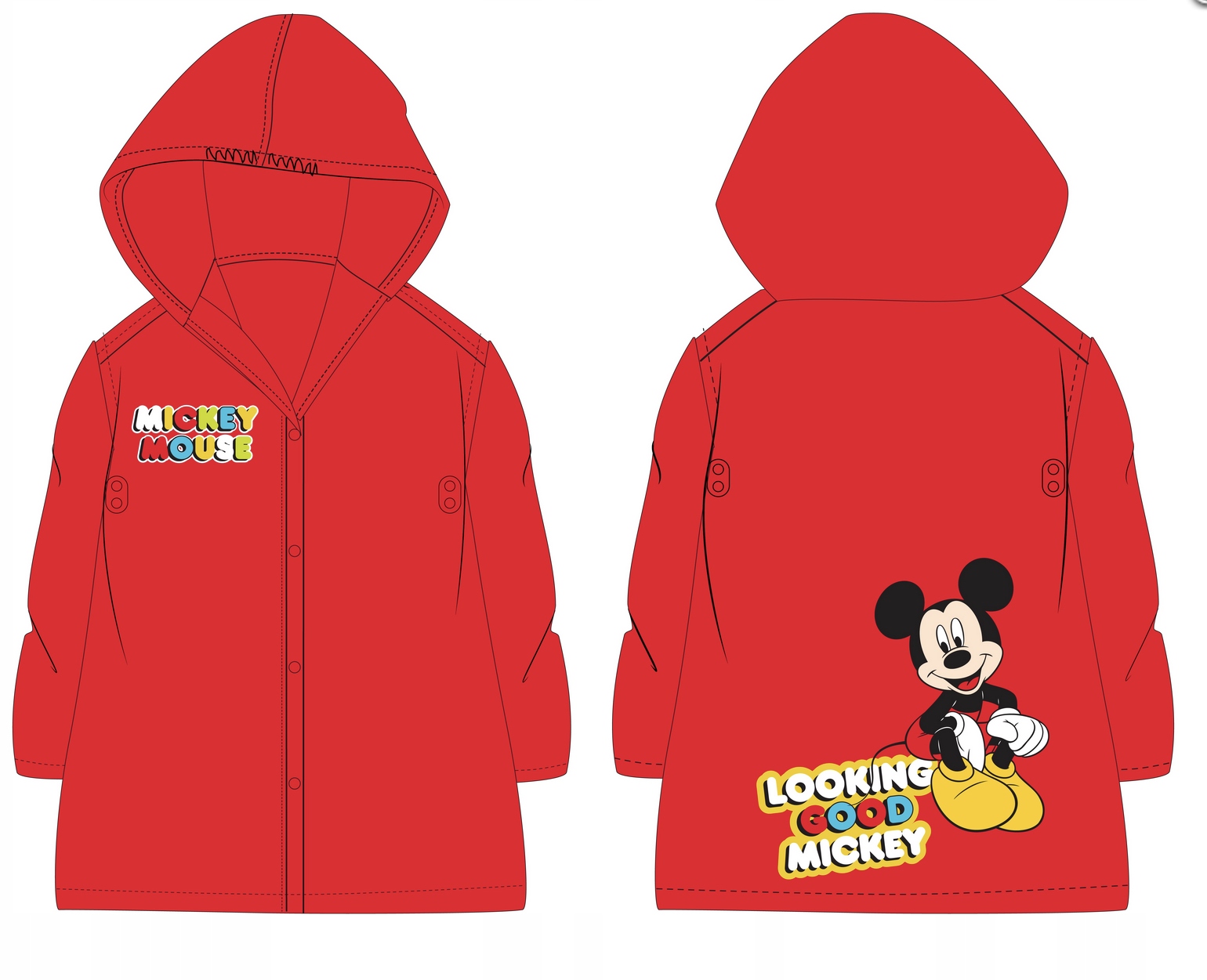 

Płaszcz Przeciwdeszczowy Myszka Mickey 110/116