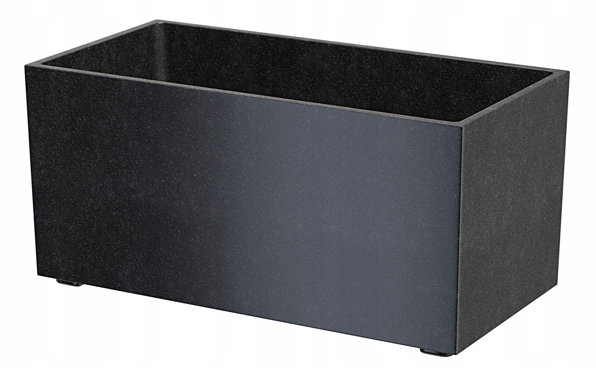 Granitová Kvetináčka Argoslong 60 na terasu Čierna