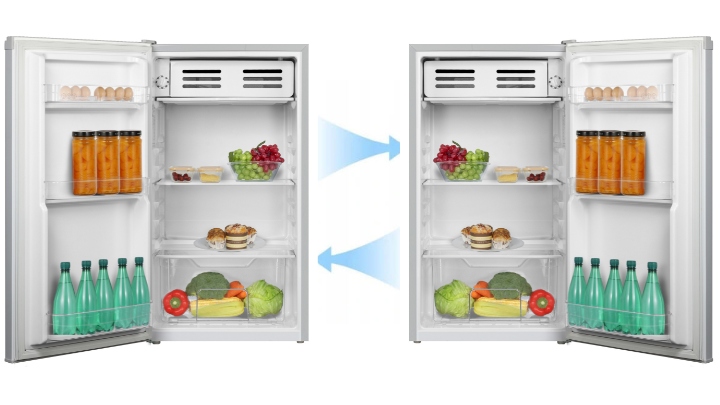 MAŁA LODÓWKA PODBLATOWA 85L WYSOKOŚĆ 82cm HOTELOWA NA DZIAŁKĘ SREBRNA Rodzaj jednodrzwiowa