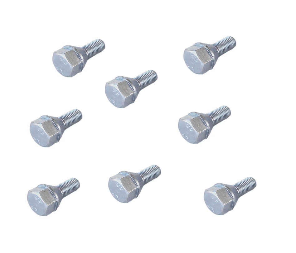 ŚRUBA STOŻKOWA DO KOŁA KÓŁ M12x 1,5x24 ZESTAW 8szt