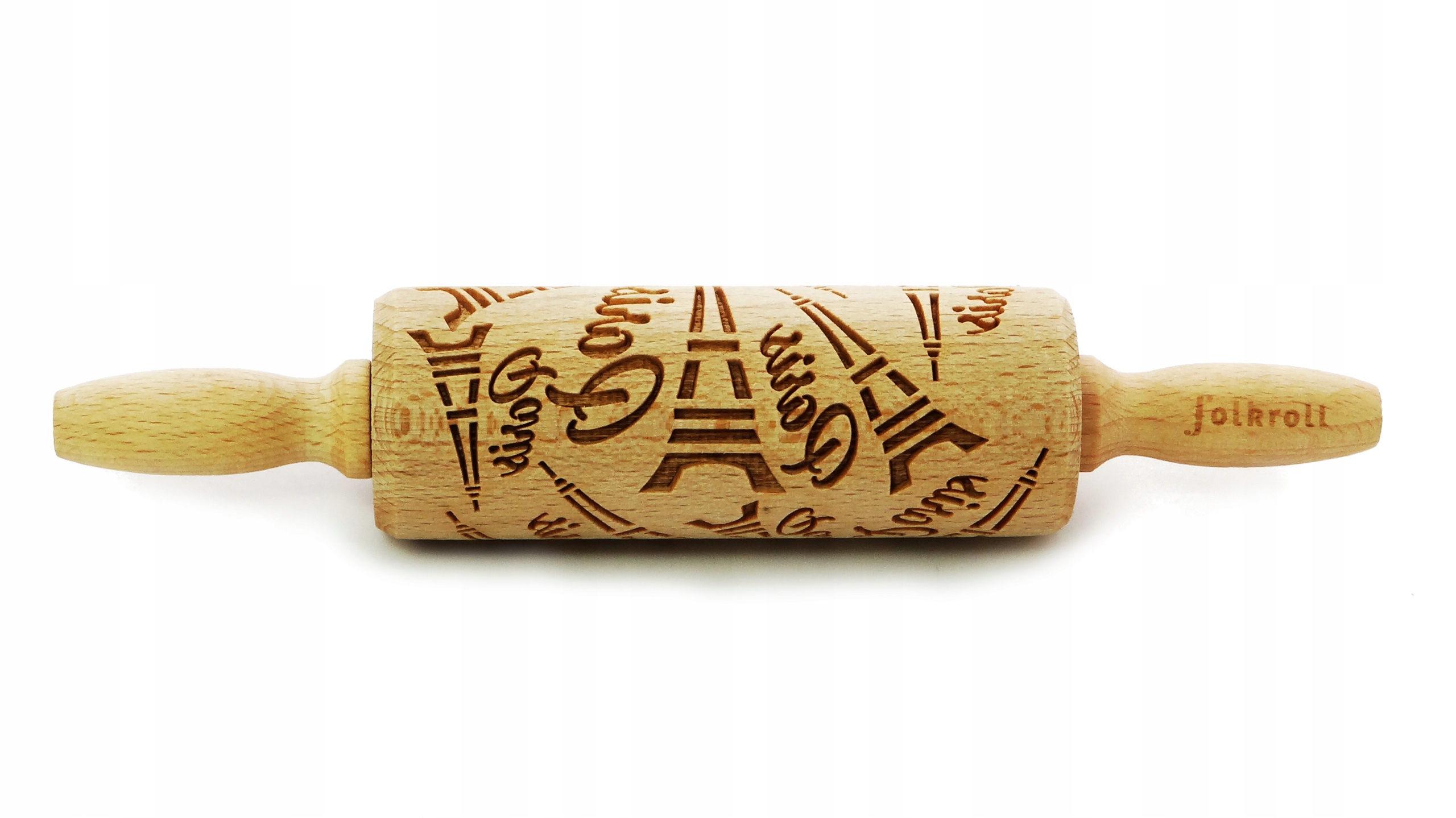 Wałek grawerowany wzór PARYŻ, junior