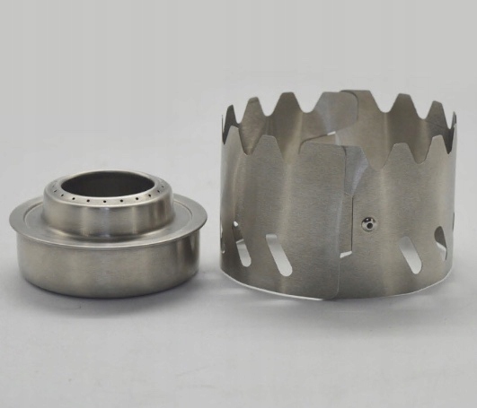 Kuchenka spirytusowa ze stali nierdzewnej Model X