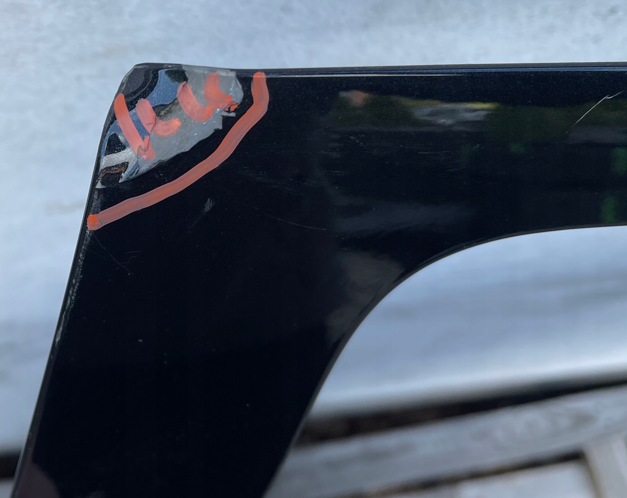OPEL MOKKA A and door left rear part rear.