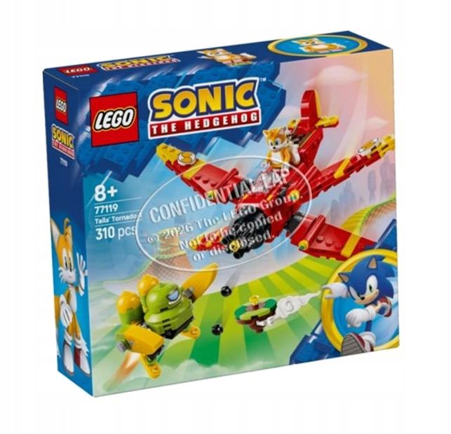 Lego(r) Sonic 77119 Tails A Tornádo