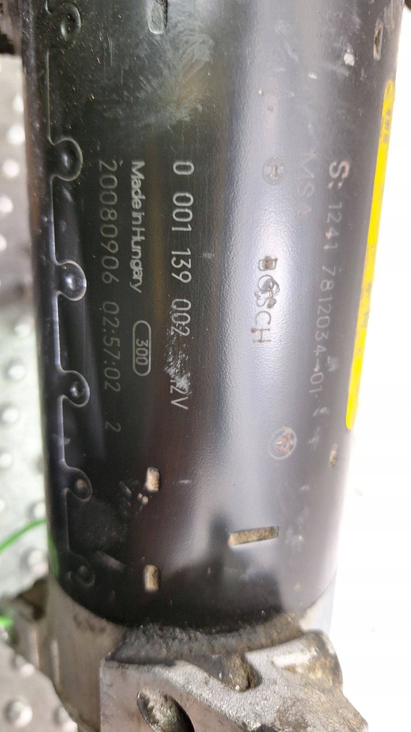 önindító 7812034 BMW E60 E81 E87 E82 E90 E91 2.0D N47