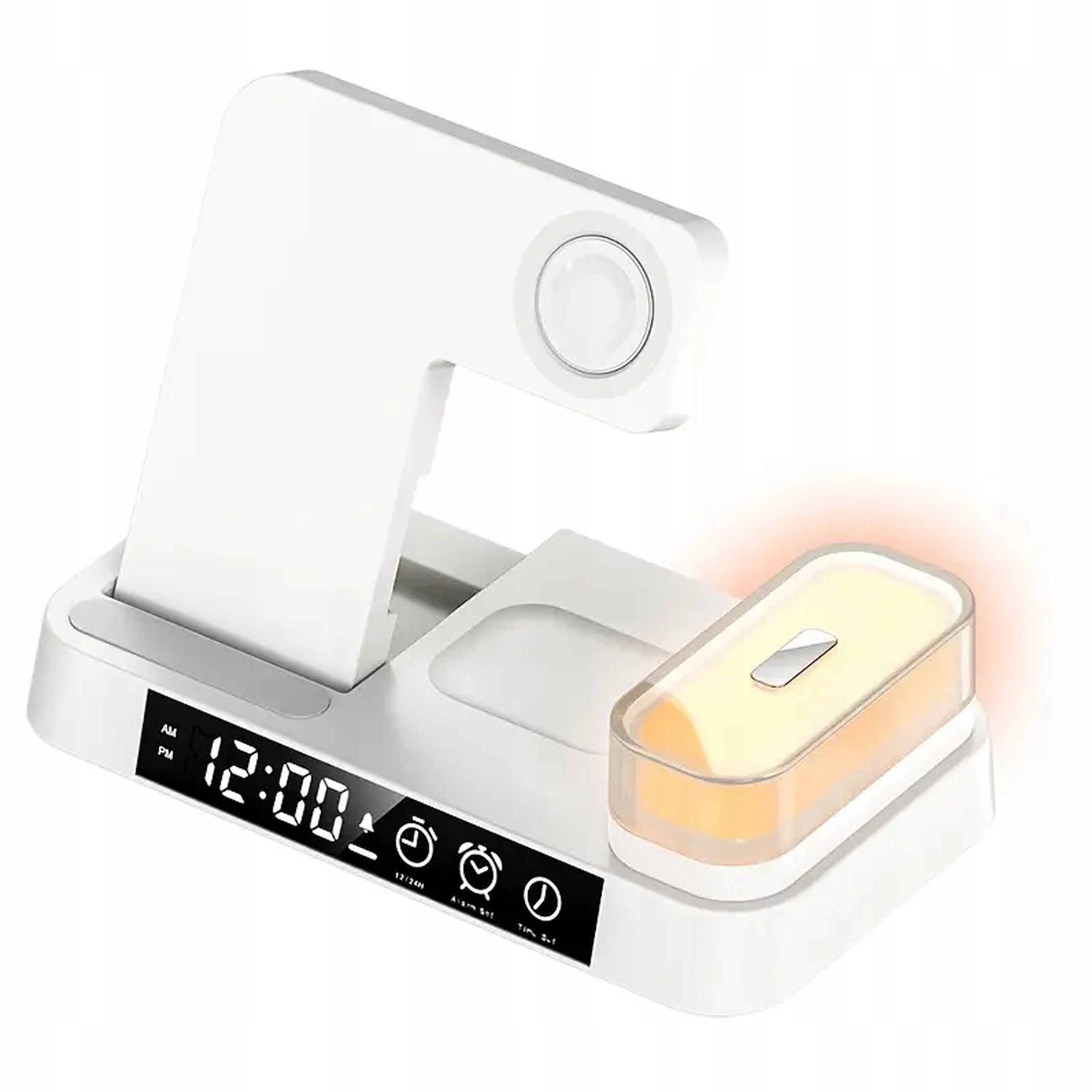 Bezdrátová Indukční Nabíječka Stanice 3V1 pro iPhone Apple Watch Airpods