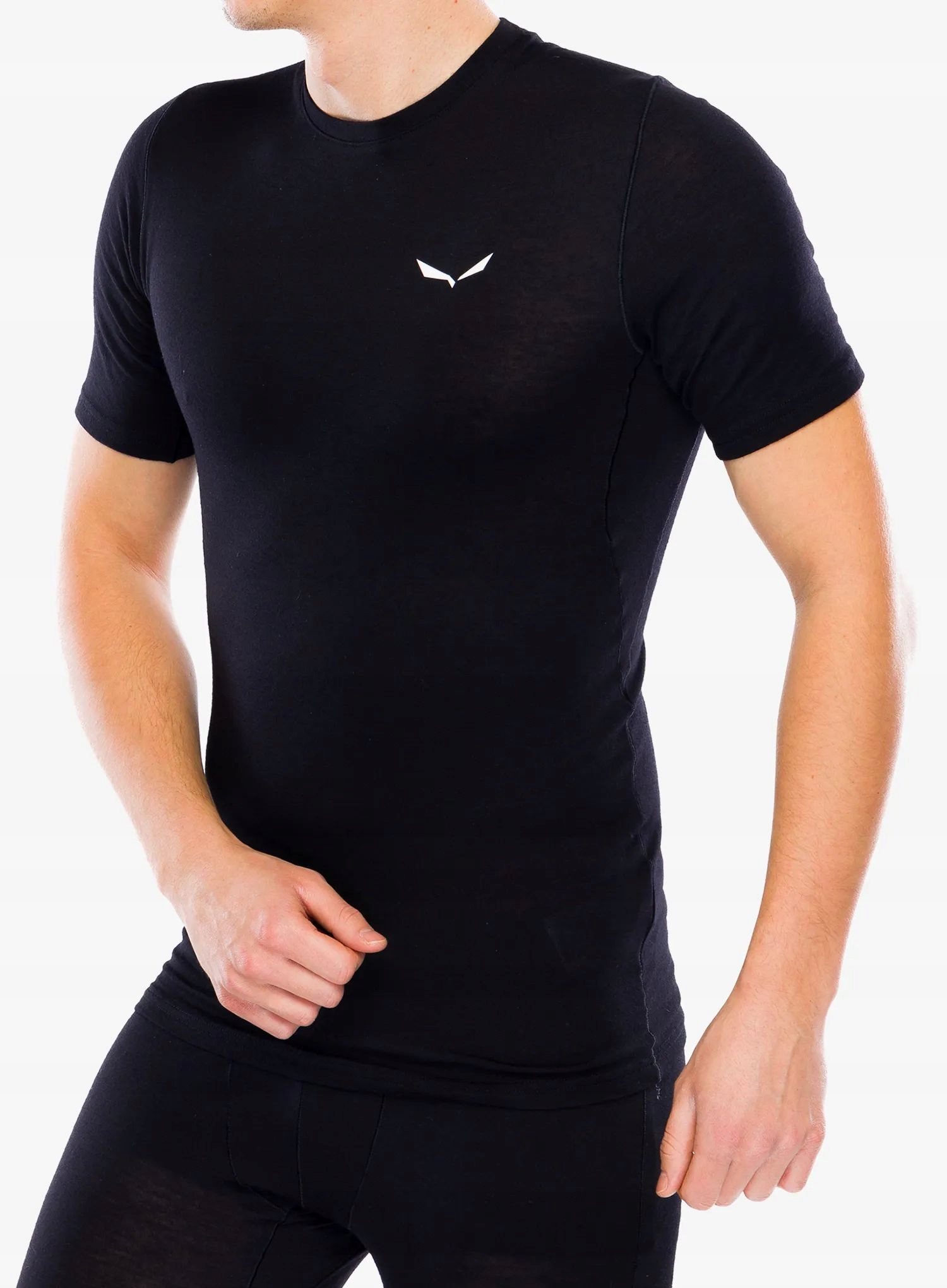 Termoaktivní tričko Salewa Cristallo Warm Amr T-Shirt černá barva S