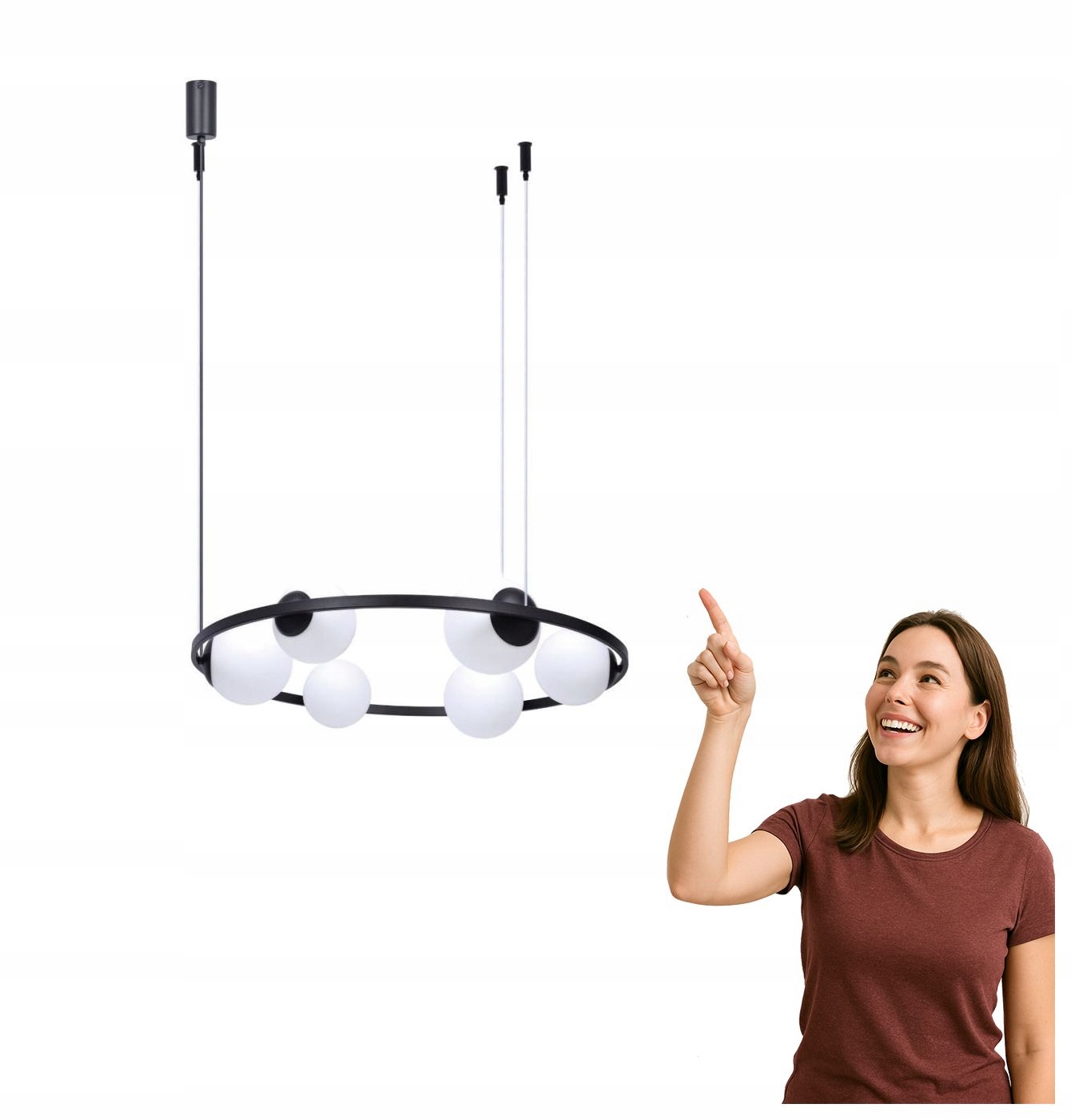Závesná lampa Orbit 6 5007 Zuma Line
