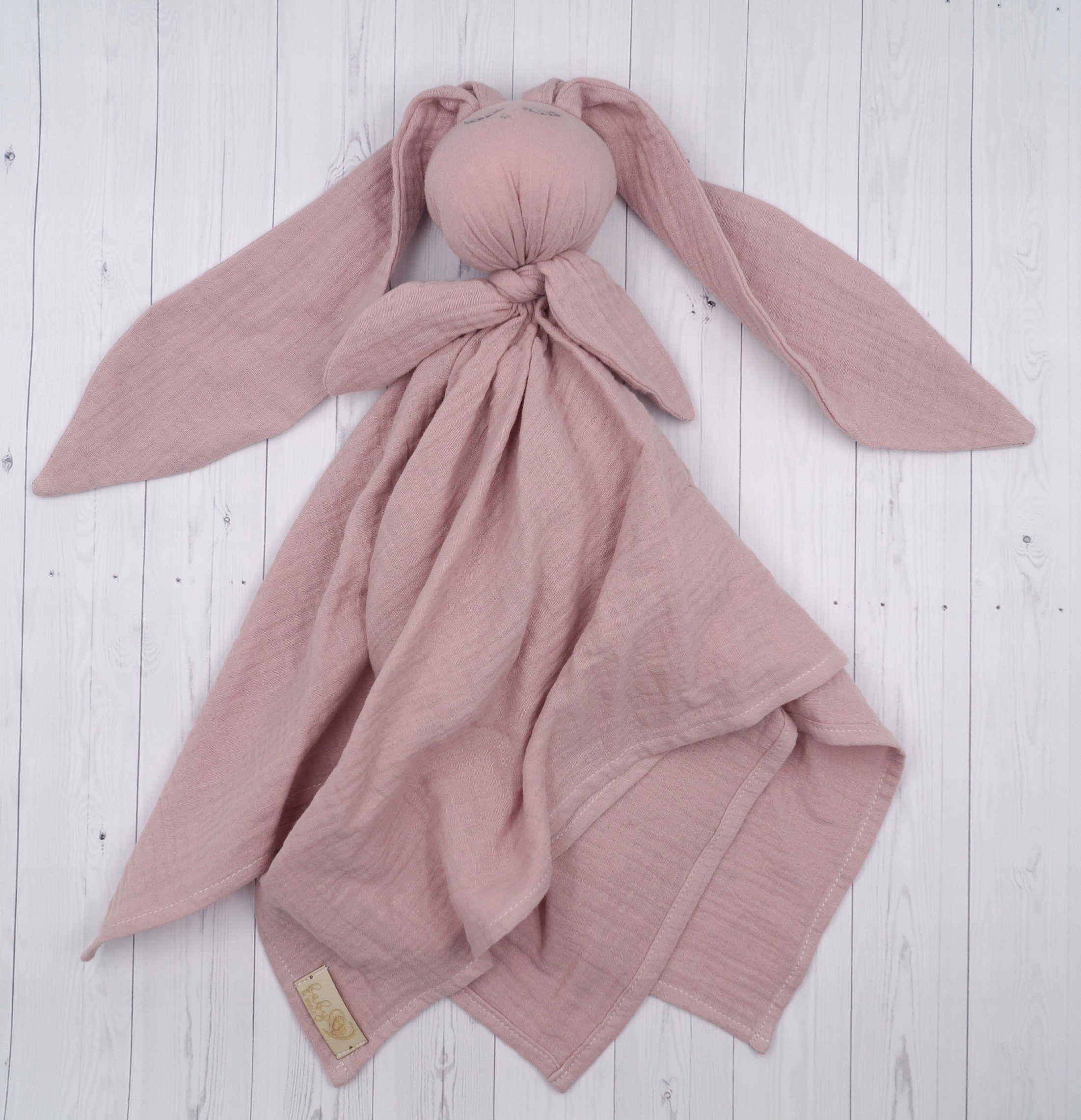 Pielucha muślinowa Hug Me Bunny Różowa Kod producenta 01082