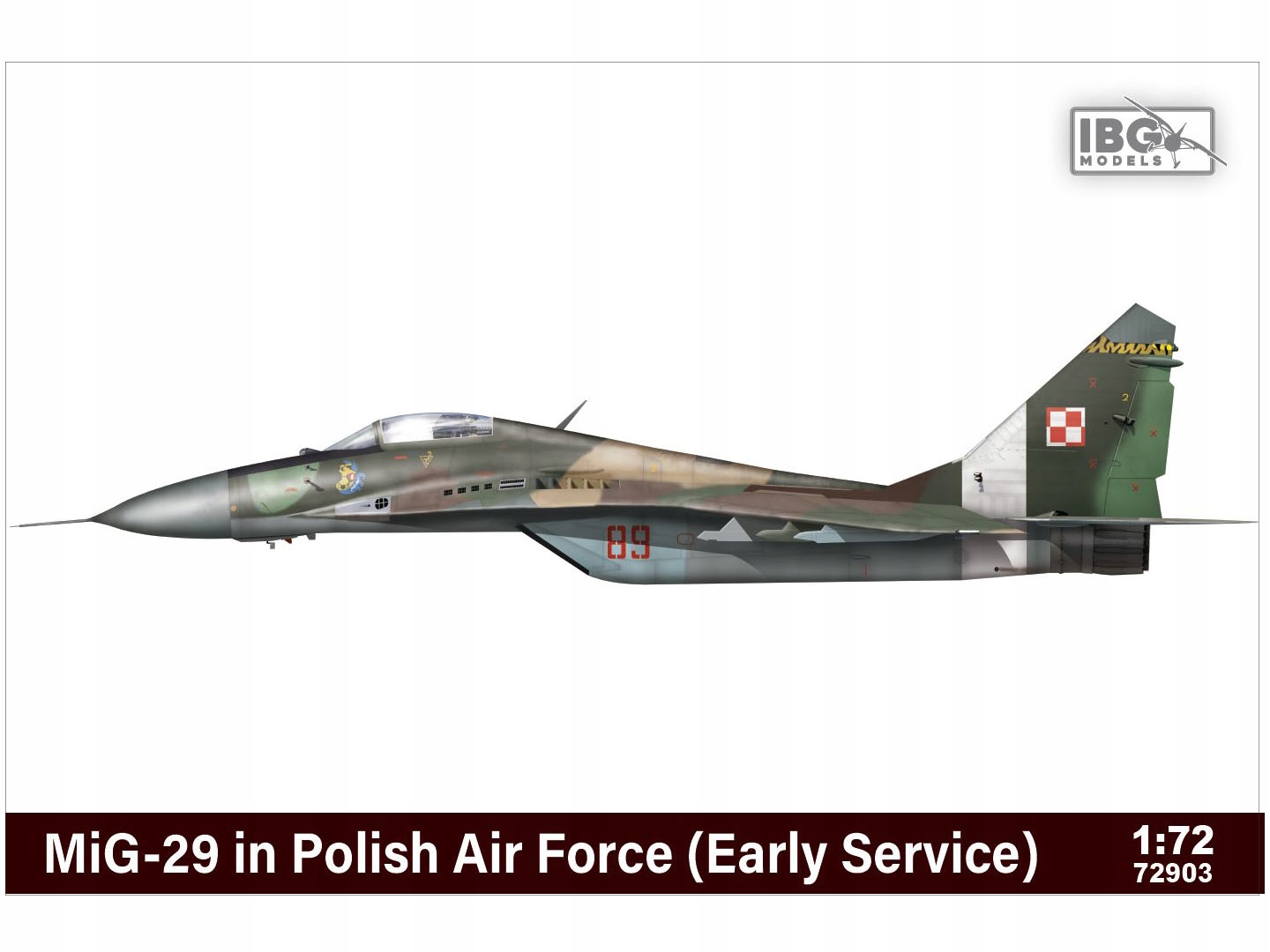 Letadlo Mikoyan MiG-29 Polish Air Force 72903 Ibg