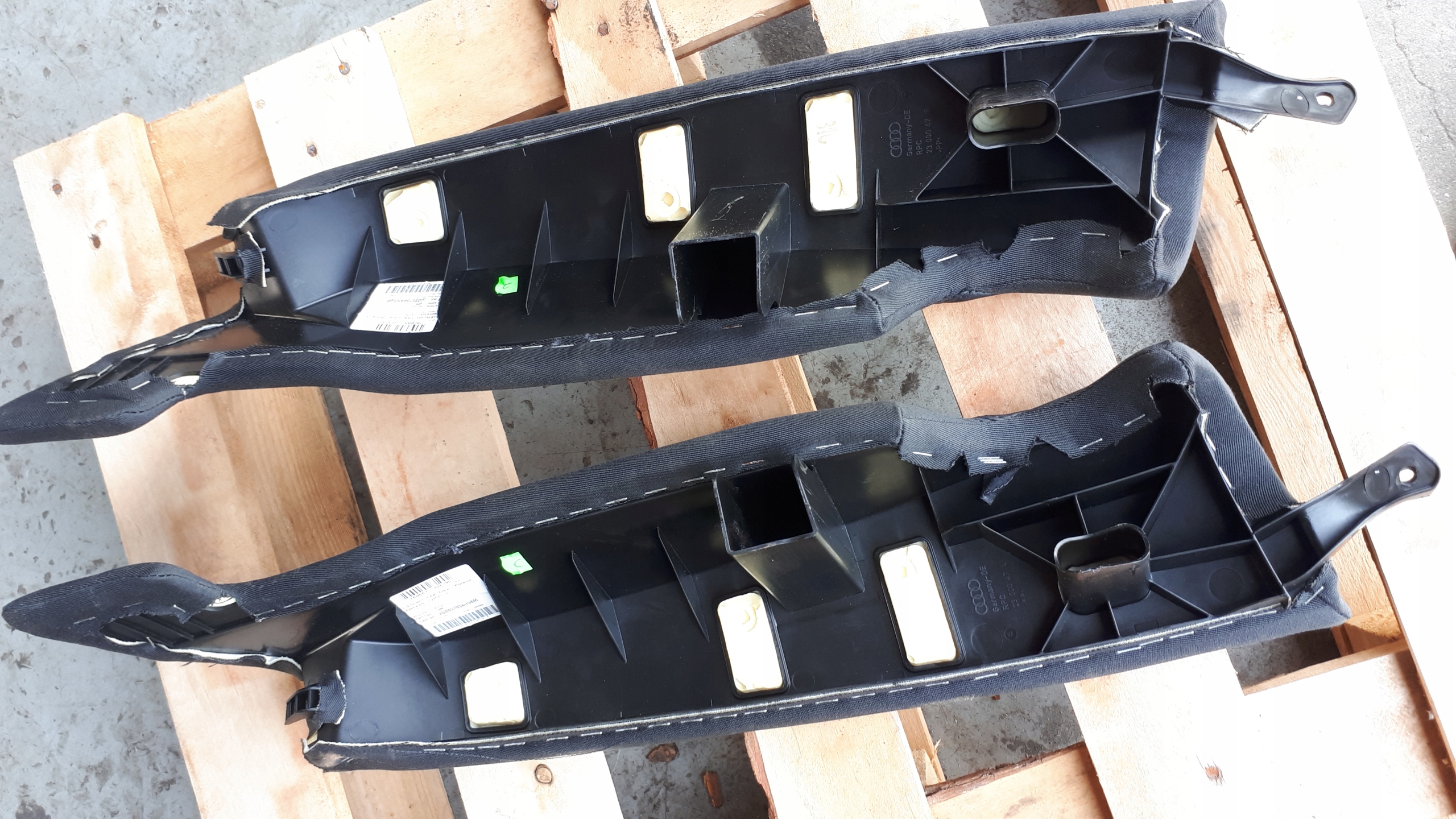 A6 C7 4G side KANAPY rear part left right leather 2X A7