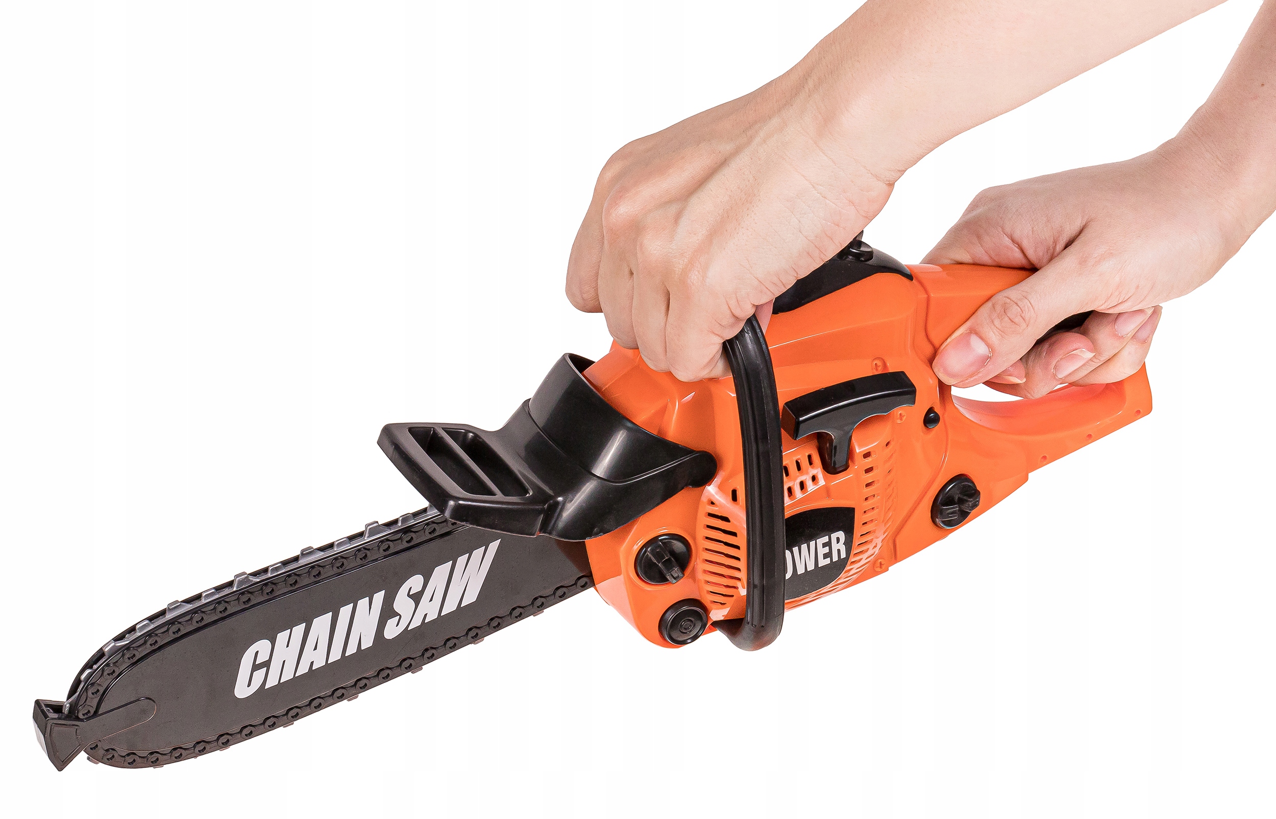 PIŁA ŁAŃCUCHOWA DLA DZIECI Z KASKIEM RĘKAWICAMI OKULARAMI ZESTAW DRWALA Wiek dziecka 3 lata +