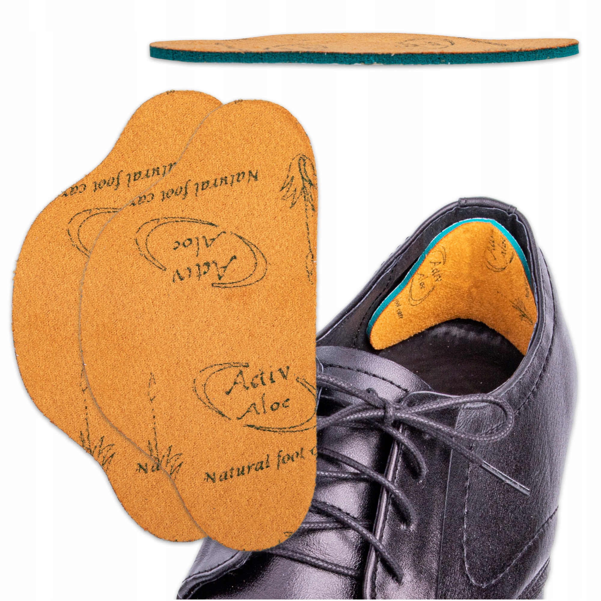 

Zapiętki piankowe z aloesem wklejane do buta