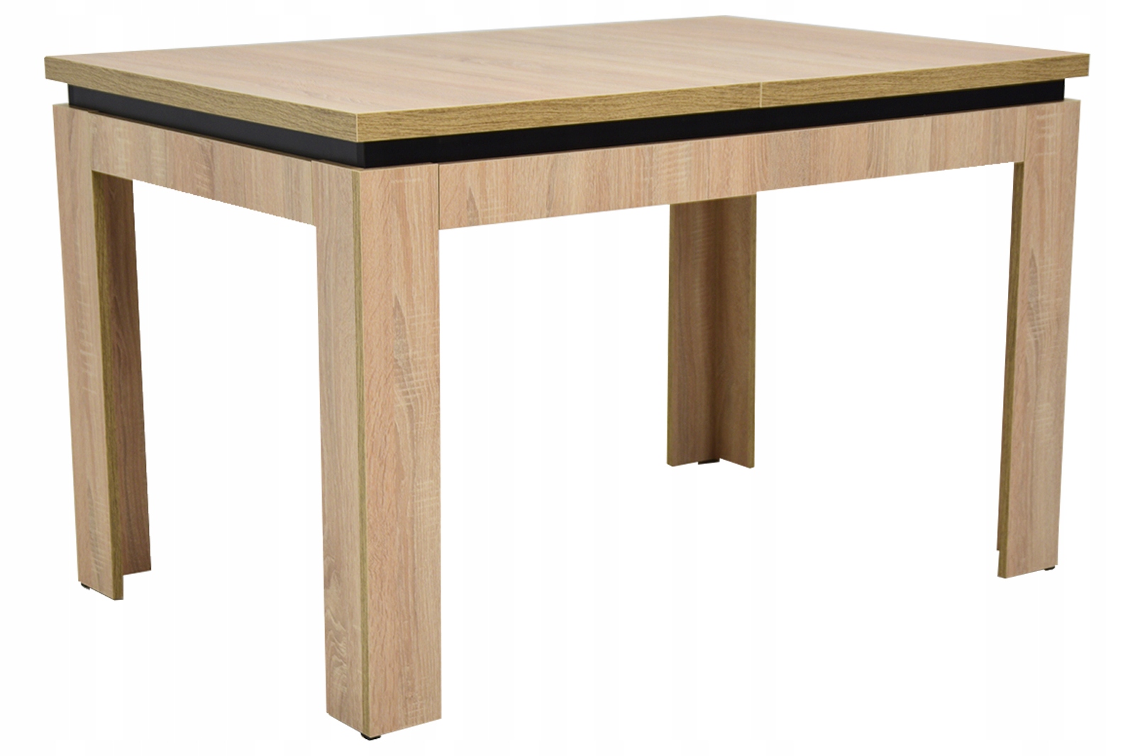 Stół Rozkładany SONOMA 6 krzeseł z drewna JADALNIA Kolor korpusu stołu dąb sonoma