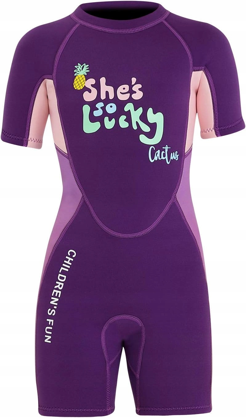 Pianka Neoprenowa Kombinezon Dla Dzieci 130-138CM Fioletowa