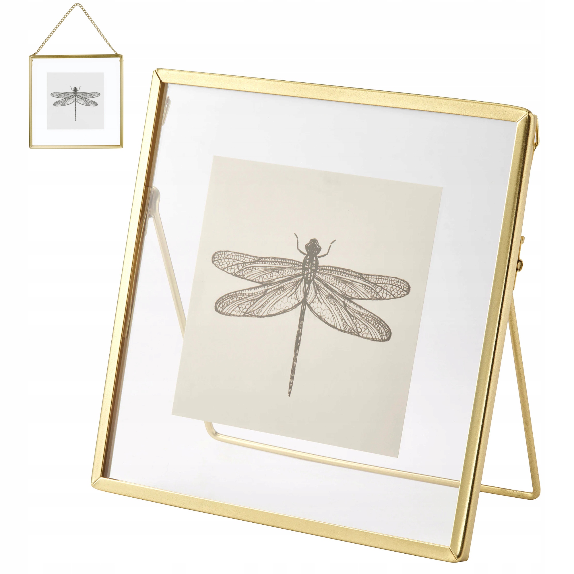 

Ramka na zdjęcia 16x16cm Loft Złota Kea Lerboda