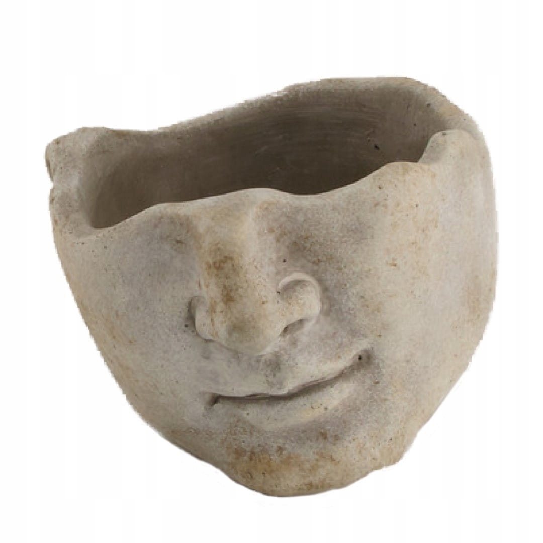 

Donica z twarzą cementowa