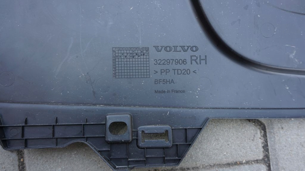 VOLVO C40 - pravá Kryt steny Predného