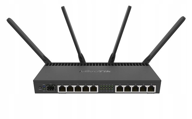 MikroTik RB4011iGS+5HacQ2HnD-IN Bezdrôtový router, Dual-band 2.4/5GHz, 10x Gi