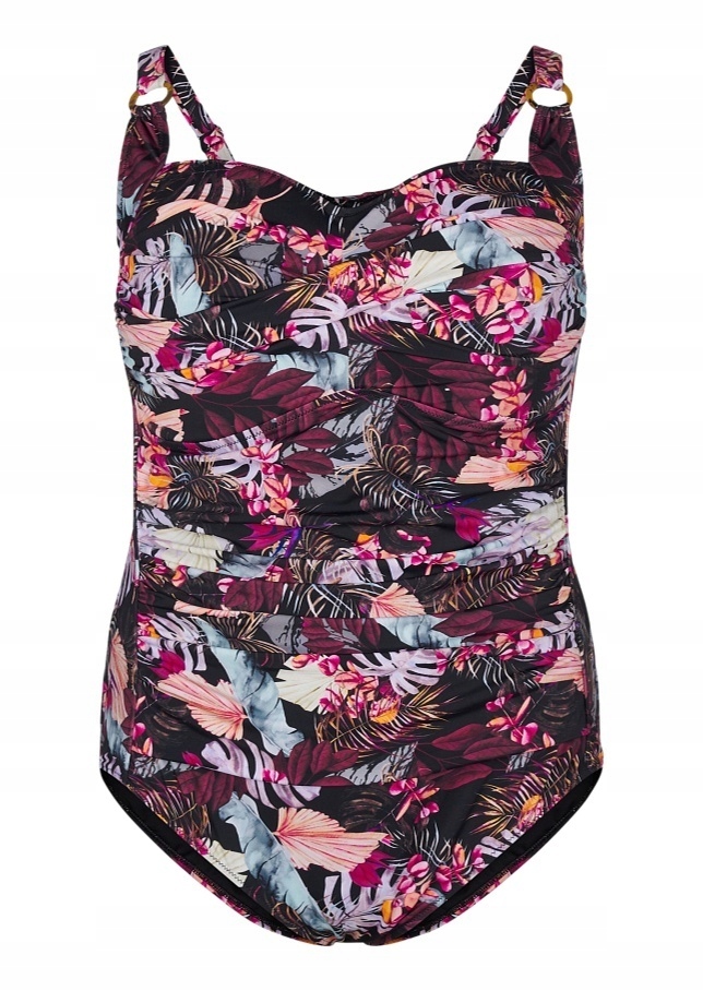 Plus Size Zizzi Jednodílné Plavky S Potiskem 507C 54