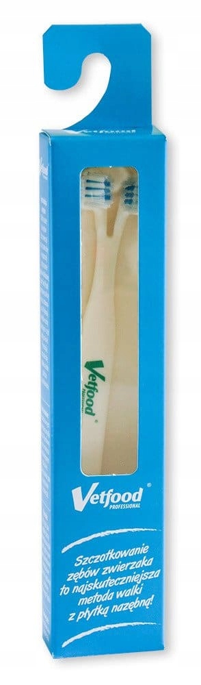 

Vetfood Szczoteczka dwugłowicowa dla kota/psa M