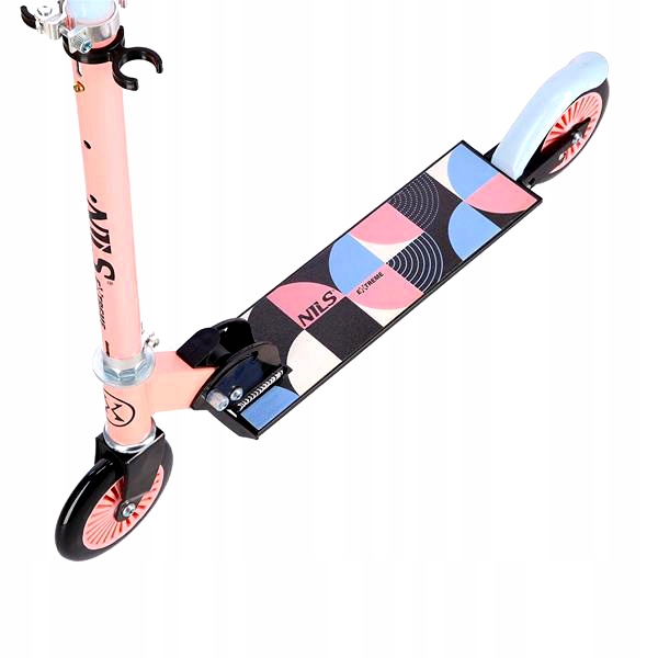 Skladacia veľká mestská kolobežka pre deti Brzda ABEC7 Odolná NILS EAN (GTIN) 5907695542387