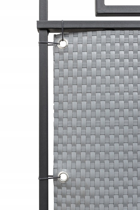 Mata na płot OCZKOWANA Technorattan 150 cm GRUBA Materiał dominujący technorattan