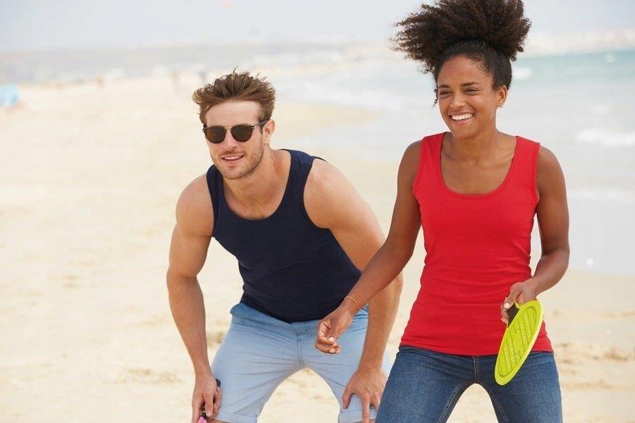 Koszulka PODKOSZULKA tank top na ramiączkach 2XL Wzór dominujący bez wzoru