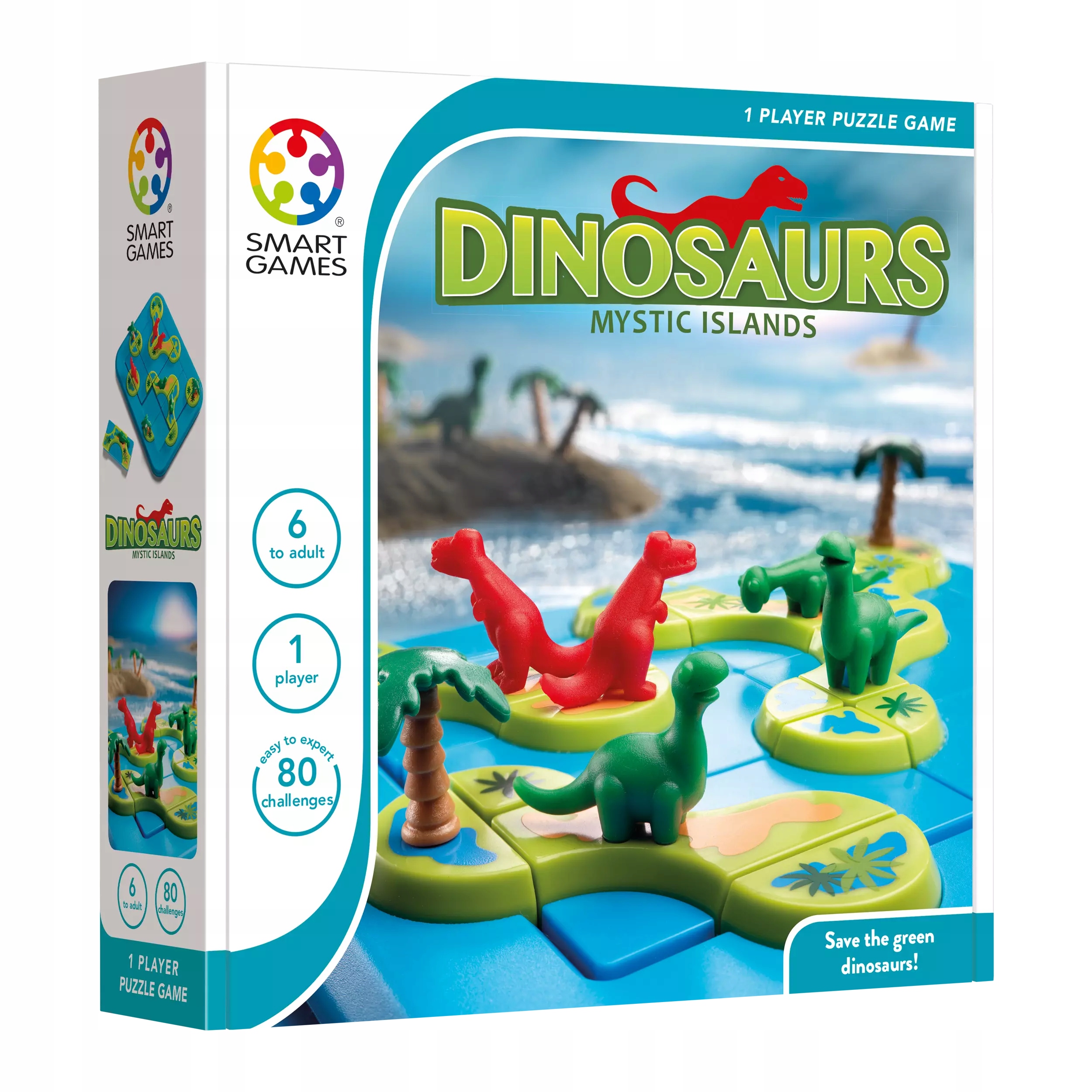 Smart Games. Dinosaurs. Mystic Island (wersja angielska)