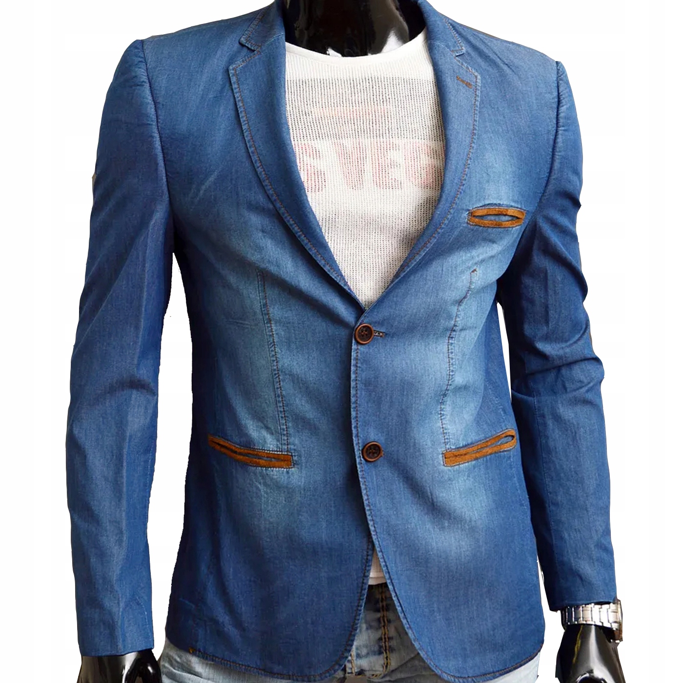Sako Casual Jeans Lehká slim fit