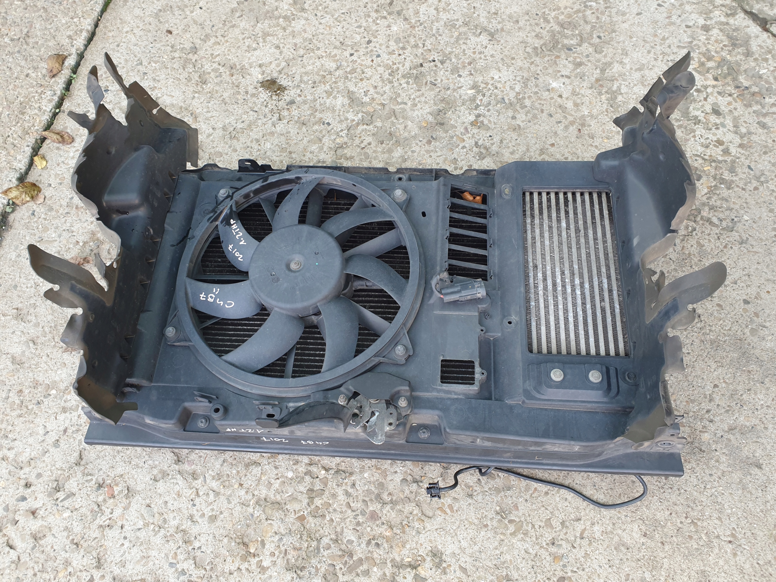 support panel for radiators radiator fan CITROEN C4 B7 II 2015-2018 LIFT 1.2 THP