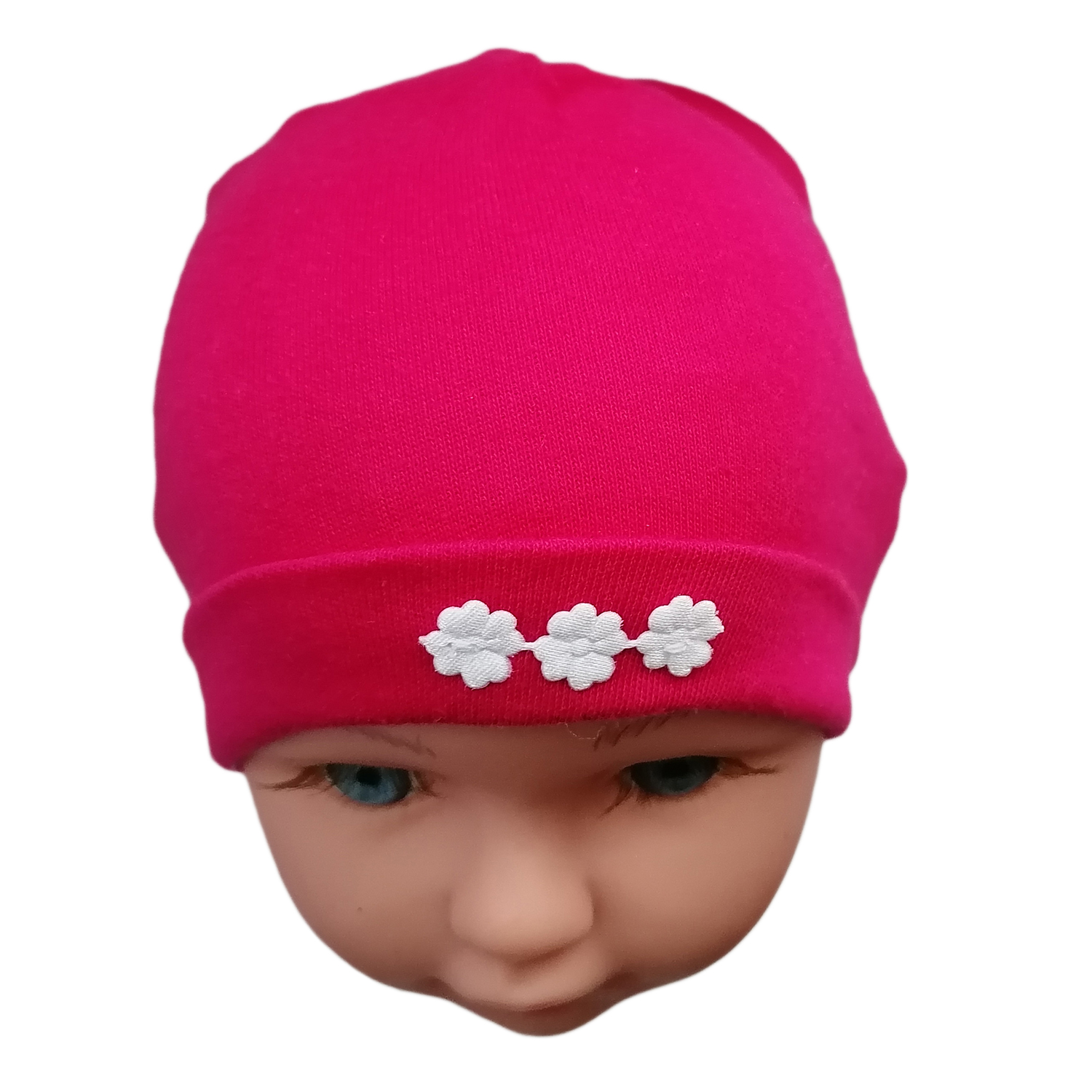 

Czapeczka Czapka Niemowlęca Smerfetka 0 M+ amarant