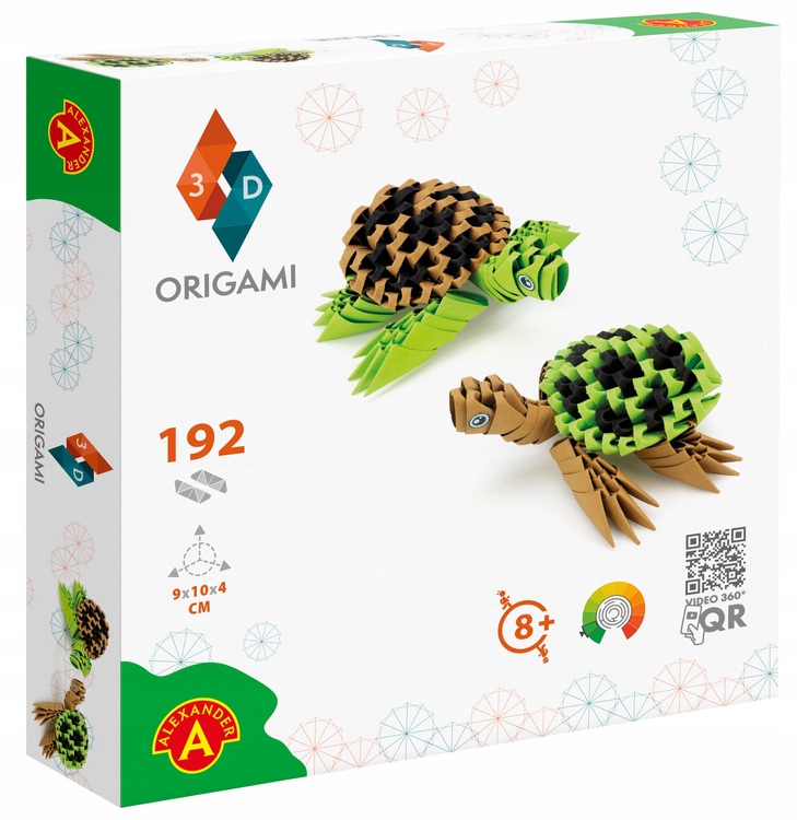 

Zestaw Kreatywne Origami 3D-Żółwie 2346 Alexander