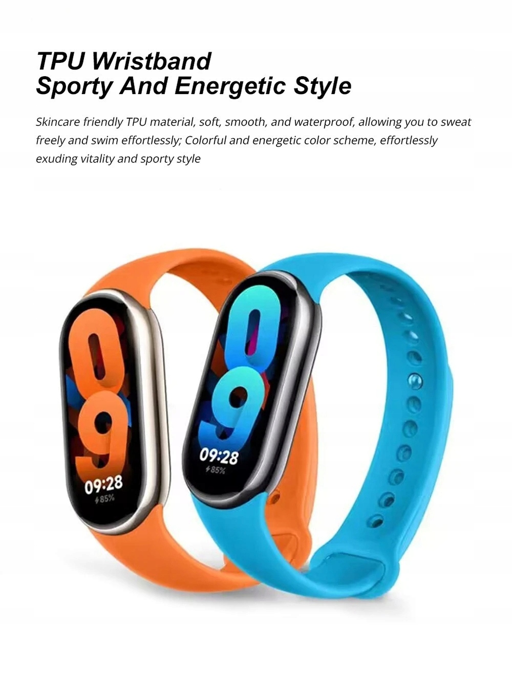 Opaska Xiaomi Mi Smart Band 8 Jasne złoto 2023 Obsługa ładowania bezprzewodowego nie